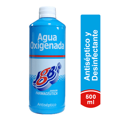 AGUA OXIGENADA 4% FCO X 500 ML (PEROXIDO DE HIDROGENO) - JGB