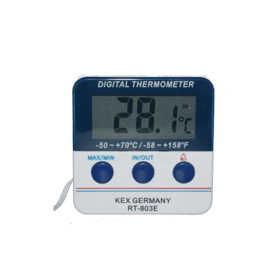 TERMOMETRO DIGITAL NEVERA -50 A 70°C CON SENSOR REF.RT-803E - KEX GERMANY