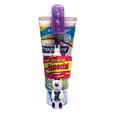 CREMA DENTAL KIDS SIN FLúOR 75 CC MAS OBSEQUIO PROQUIDENT