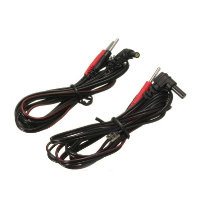 CABLES PARA ELECTRODOS ESTIMULADOR ELECTRICO TENS/EMS RW102 BOL X 2 UND - LENZ DIAGNOSTIC