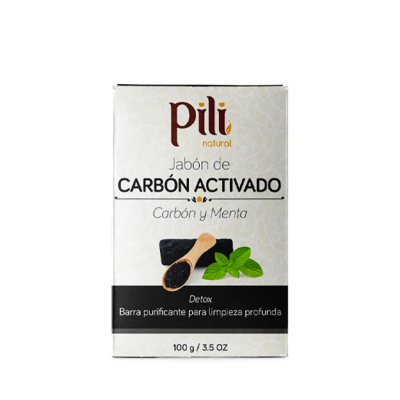 JABÓN DE CARBON ACTIVADO PILI BARRA X 100 G - SAN JORGE