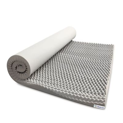 COLCHONETA ESPUMA TROQUELADA 140 X 190 X 5 CM COLOR GRIS X UNIDAD DESKNZA