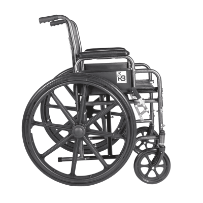 SILLA DE RUEDAS BRAZOS Y PIES REMOVIBLES REF. KBE1462RR-PP23L KOFORT PLUS