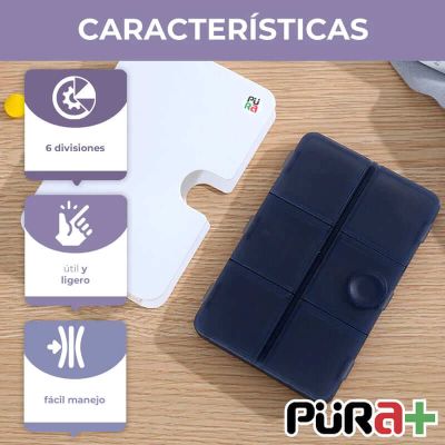PORTA PASTILLAS BLANCO REF.4918 - PURA +