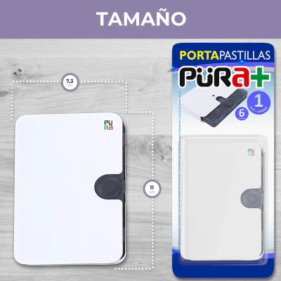 PORTA PASTILLAS BLANCO REF.4918 - PURA +