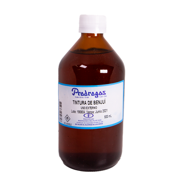 TINTURA DE BENJUI X 500 ML