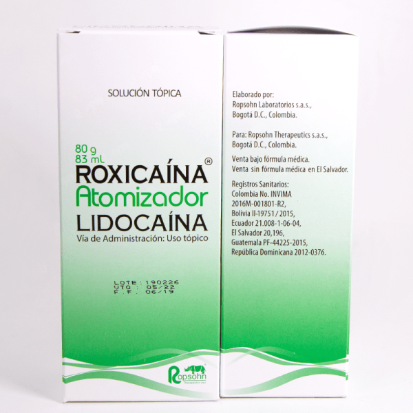 ROXICAINA 10% ATOMIZADOR