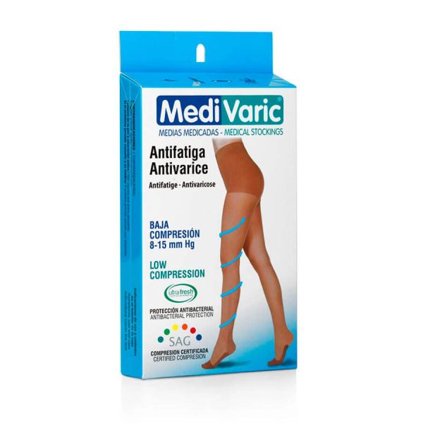 MEDIA DE COMPRESION DAMA TRANS. CADERA COM. BAJA 8-15 TALLA S SAHARA REF.1111P0101