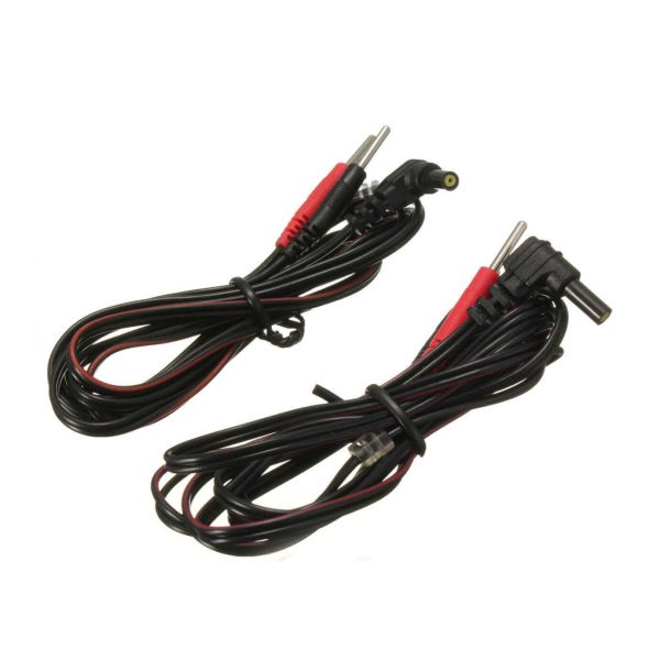 CABLES PARA ELECTRODOS ESTIMULADOR ELECTRICO TENS/EMS RW102 BOL X 2 UND - LENZ DIAGNOSTIC