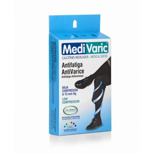 MEDIA DE COMPRESION CALCETIN COM. BAJA 8-15 TALLA XL CAFÉ REF. 3313P0407